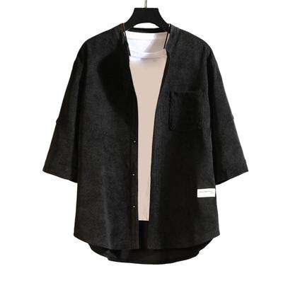 Men Top Fabulous Short Sleeve Wear Resistant Shirt Top Casual Men Single-breasted Shirt Top Button Up Shirt for Men