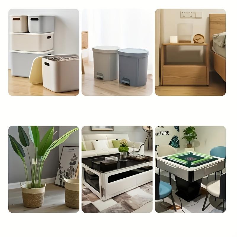 20 Pack Heavy-Duty Self-Adhesive Cast Iron Wheels - 360° Smooth Rotation, Easy To Move for Storage Bins, Furniture, and Trash Cansasters