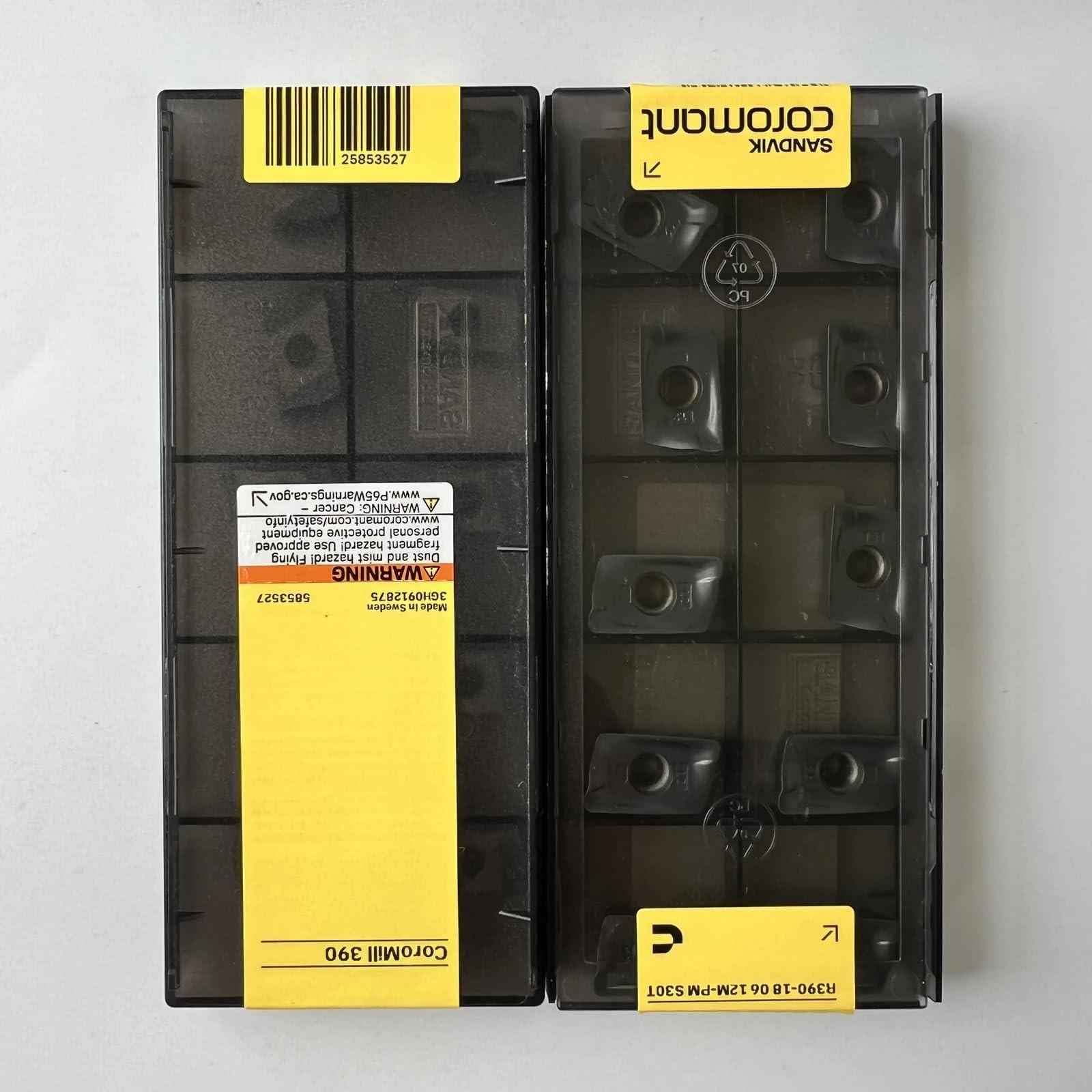 

Original Sandvik / R390-180612M-PM S30T / CNC lathe carbide blade 10 Pcs