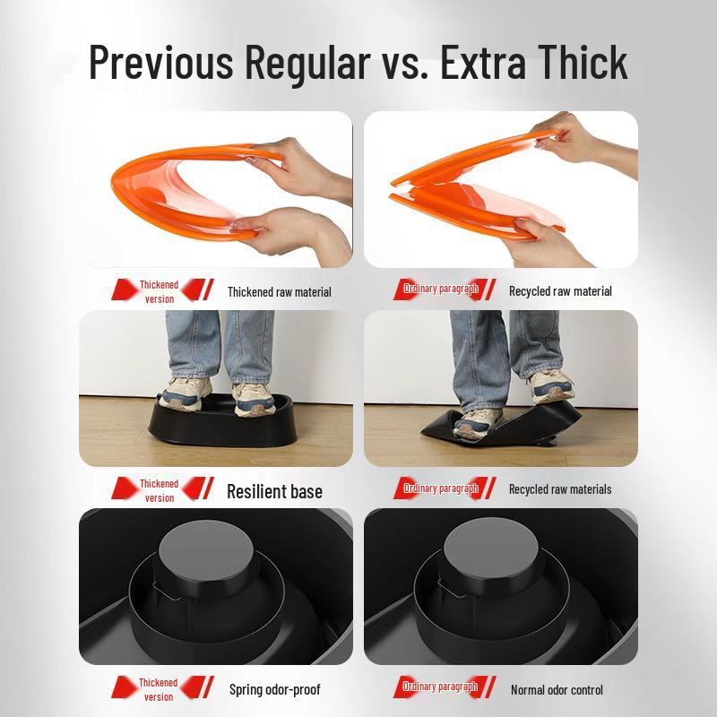 Temporary Plastic Sit-Down Toilet for Construction Sites