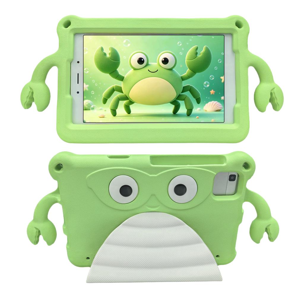 3D Cute Crab Tablet Case For Samsung Tab A11 A9 8.7 Inch A7 Lite Tab 3 8.0 T310 T311 T290 T295 Kids Cover For Huawei M5 M3 8.4