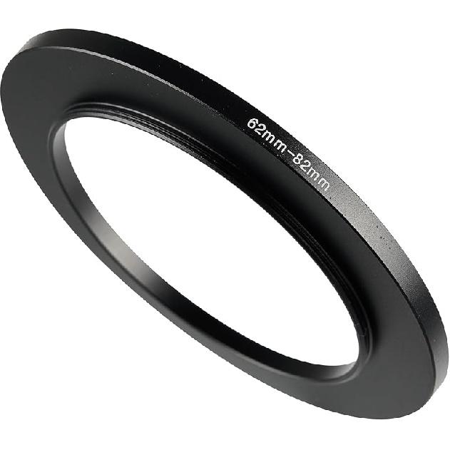 72-77mm Metal Step-Up/Down Ring Adapter Compatible with Mirrorless Cameras DSLR Lens, UV CPL ND Filter Thread Converter, Black