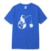 Summer Casual Men High Quality T-shirt 100%cotton Loose Funny Design Astronaut Printing for Men Top Cool Tshirt Male Tee Shirts