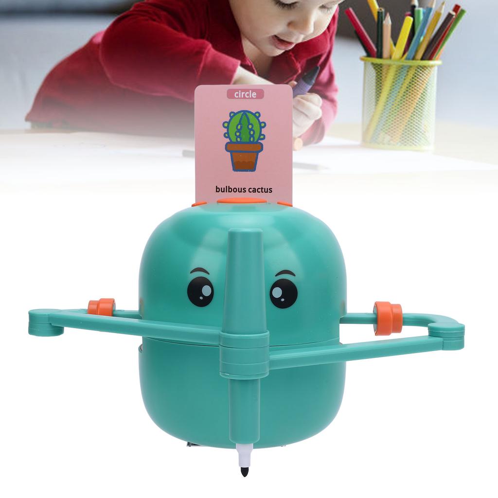 Smart Drawing Robot Educational Painting Learning Robot with Learning Word Cards Colored Pens for Girls Boys Over 5 Years Old