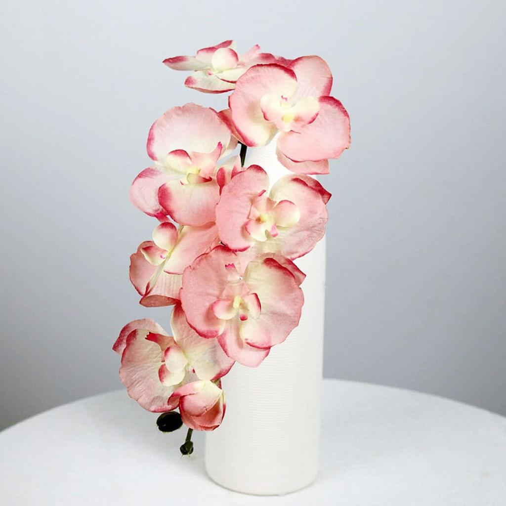 3D Artificial Flowers Branch Silk Butterfly Orchid Home Vase Table Decor Wedding Outdoor Garden Bride Bouquets DIY Garland Gifts
