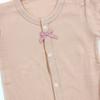 Baby Clothes Short Front Set of Floral [Chuckle Baby] Rompers, Sleeves, Opening, 3, Girls, Rabbit, Pattern, Plain, 80cm, T2112E-80-20