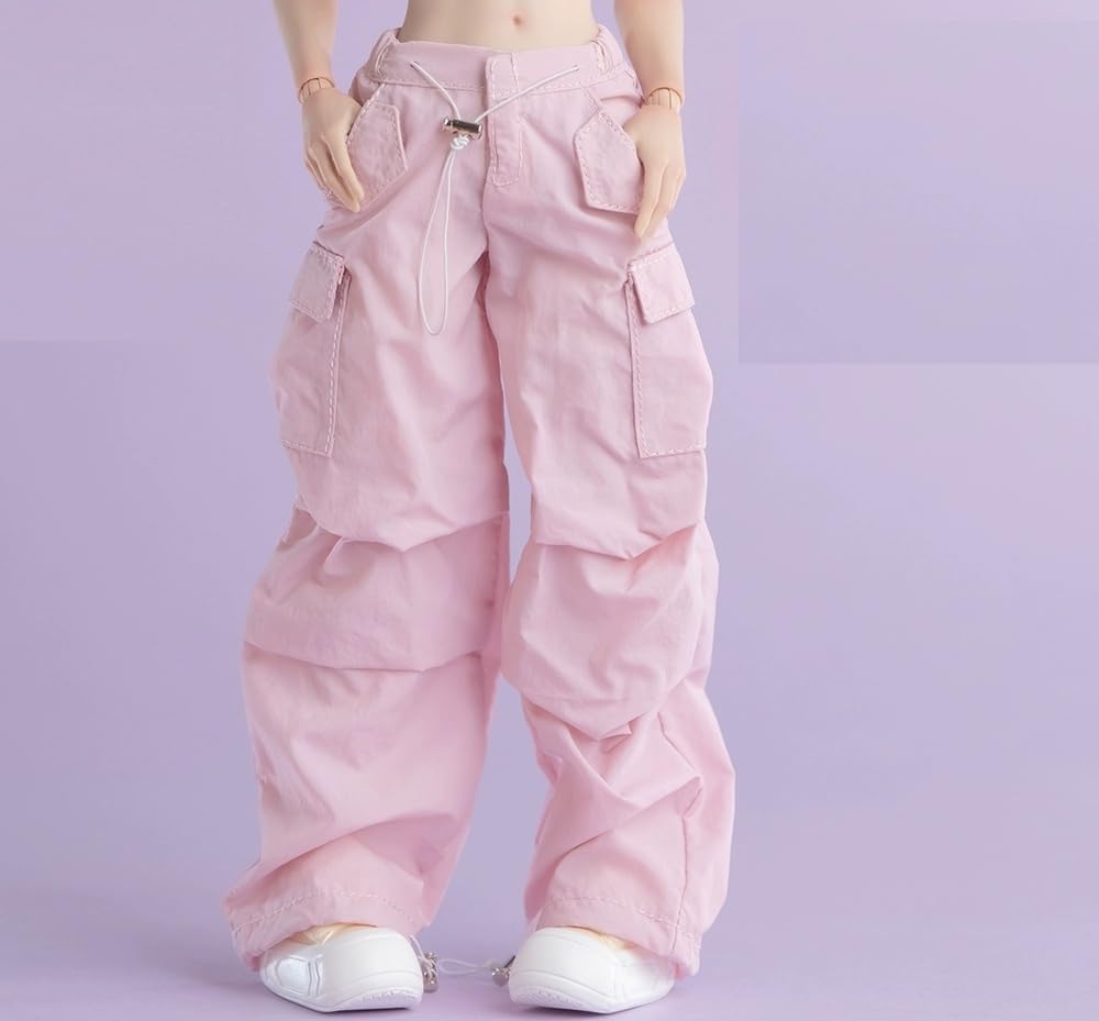 

[TOYBARJAPAN] 16 Scale Action Figure Worldbox CA018 Female Body Straight Leg Commuter Style Casual Pants (Body, head, and shoes not included) (Pink)