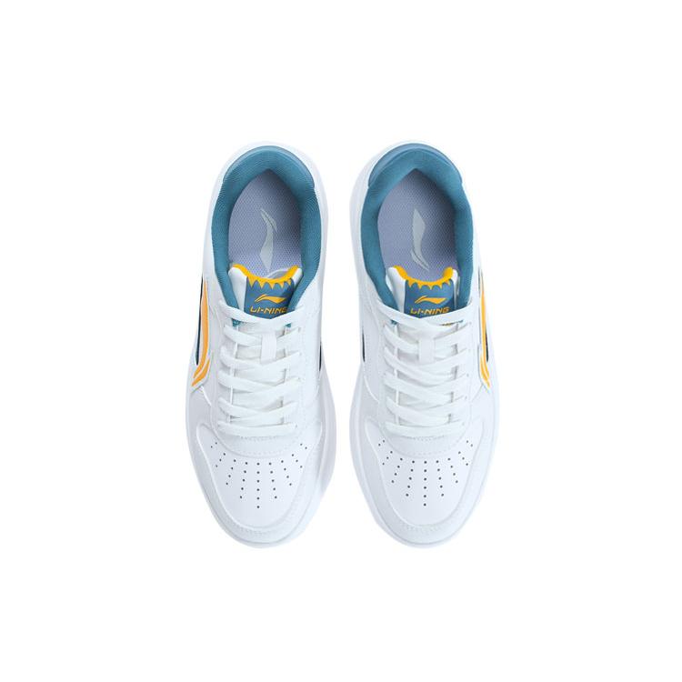 Li Ning Sports Fashion Collection Textile, Synthetic Leather Cushioning Abrasion Resistant Breathable Low top AGCQ455-5