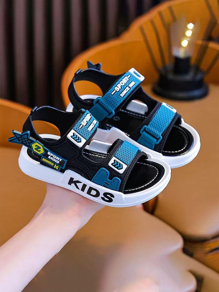 Boys' Cartoon Sandals & Slippers for Summer, Internet-Famous , Non-Slip Thick Sole, Casual Home Wear, Suitable for Kids & O