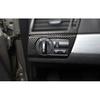 For BMW X3 E83 2006-2010 Real Carbon Fiber Headlight Control Button Cover Trim