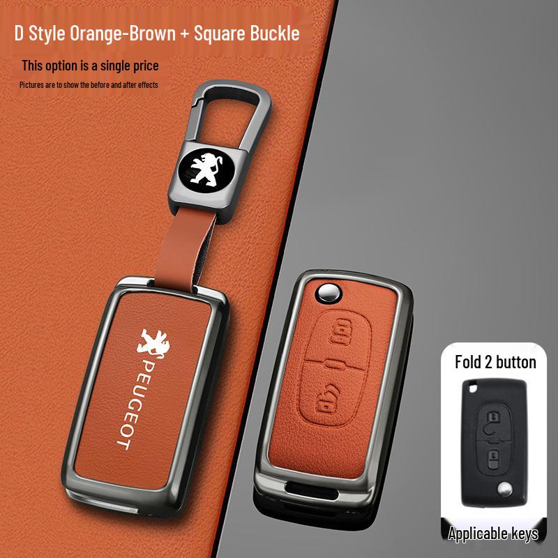 Peugeot 307/308/408 Key Cover with Buckle for 2010-2014 Models