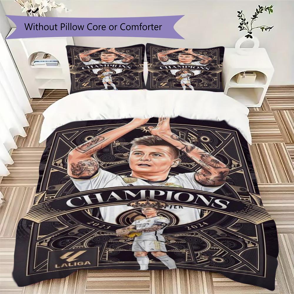 Former Real Madrid CF German professional footballer Toni Kroos Home Decoration Soft Bedding Down Pillowcase Duvet Cover (without core) L3