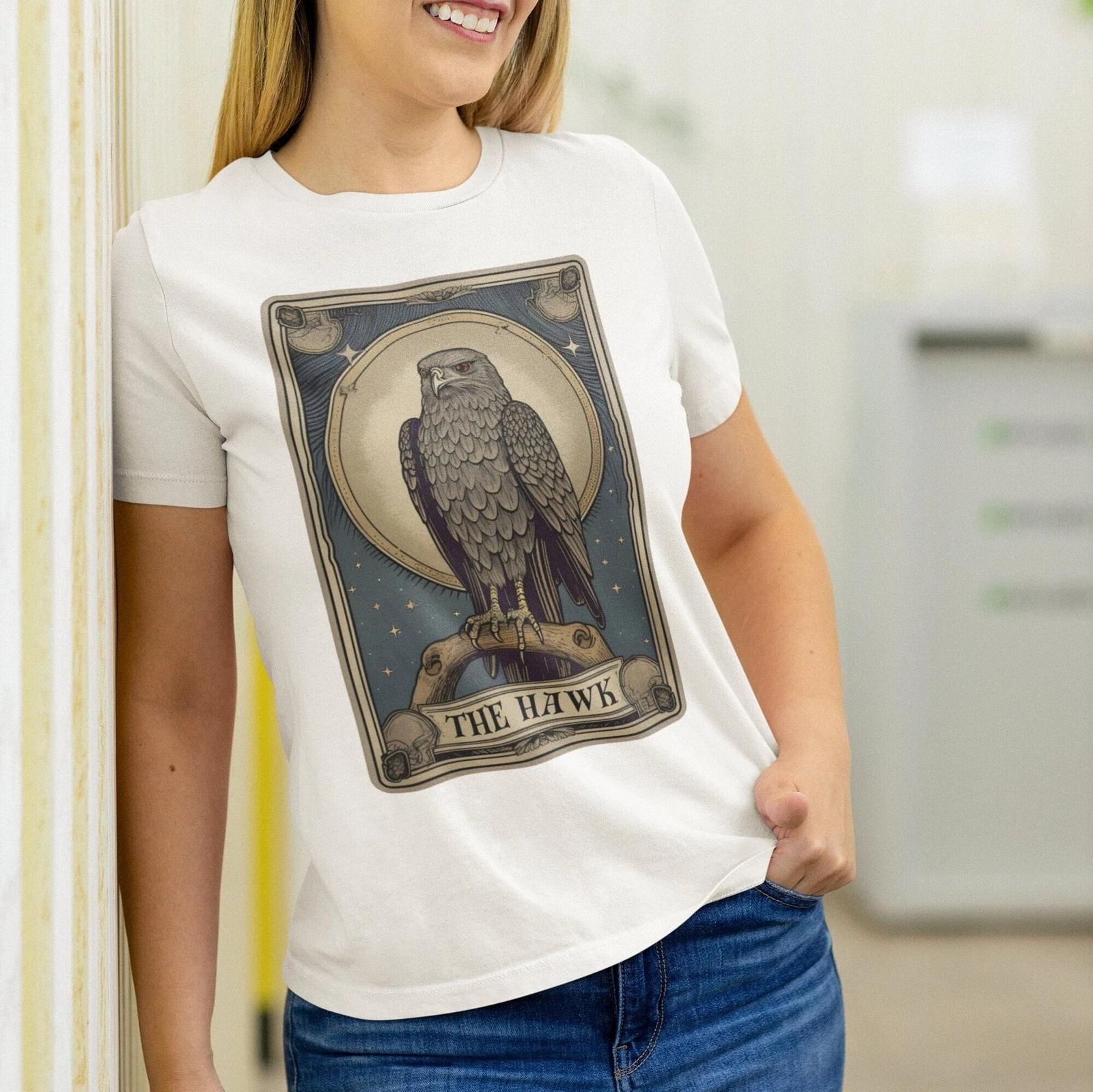 The Hawk Tarot Card Shirt, Birds of Prey 3XL
