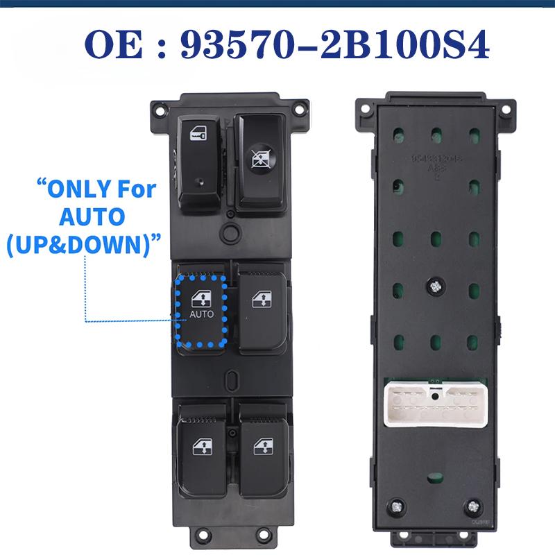 For Hyundai Santa Fe CM 2007 2008 2009 2010 2011 Electric Power Window Lifter Control Switch Button 93570-2B000S4 93570-2B140S4