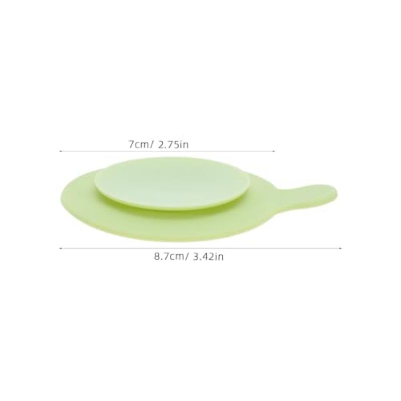 6-Pack Non-Slip Suction Plates for Bowls, Double-Sided Silicone Suction Pads to Secure Dishes for Babies and Toddlers