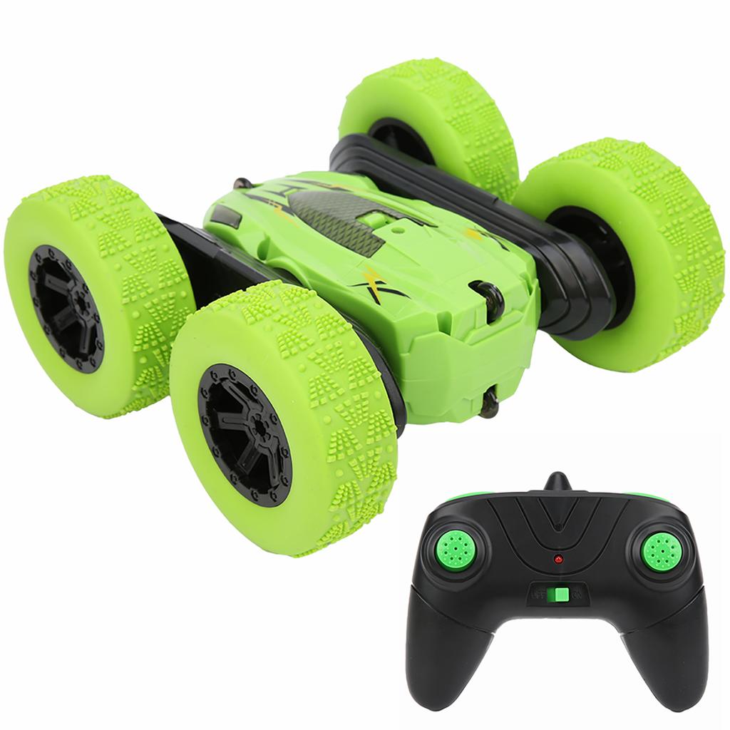 X-010 Dobbeltsidig 2.4G Fjernkontroll Stuntbil Modell 360 Graders Rull RC Bil Leke