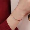 Hetian Jade Bracelet, Rope Bracelet, Red String, Fish