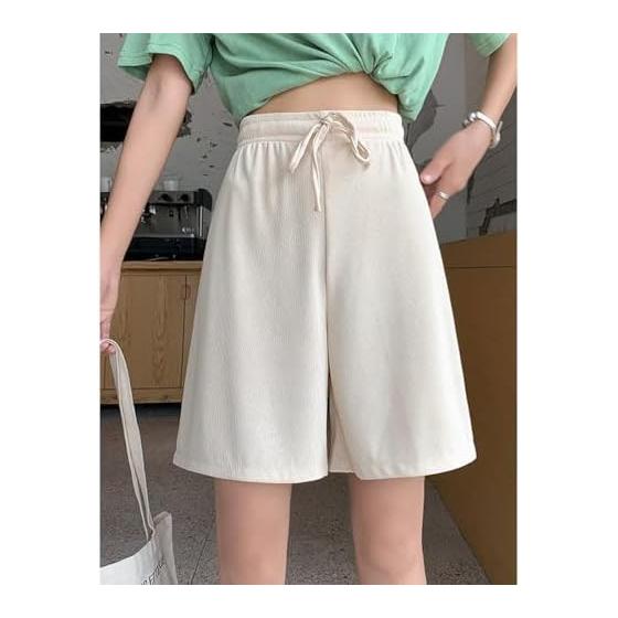 Shorts, Sports, Summer, Women's, Half Pants, Half Length, With Pockets, Casual, Soft, Breathable, Sweat Absorbent, Quick Drying, Yoga, Running