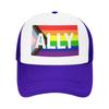Sounds Gay Im In LGBT Pride Rainbow Mesh Baseball Cap Adult HipHop Trucker Hat  Adjustable Polyester Sun Caps