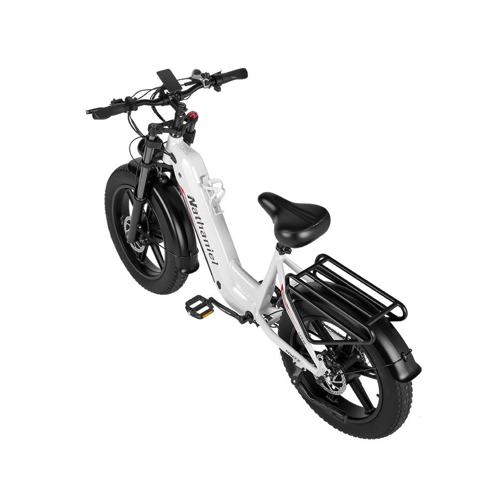 Nathaniel SYR08 E-Bike da Fuoristrada Batteria 48V20Ah Pneumatici Fat da 20 Pollici Doppio Motore 2*1000W Bicicletta Elettrica All-Terrain per Adulto