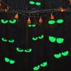 Spooky Night Atmosphere Decor Halloween Glow in The Dark Wall Stickers, Luminous Ghost Hand And Bat Removable PVC Stickers Decals, Horror Theme
