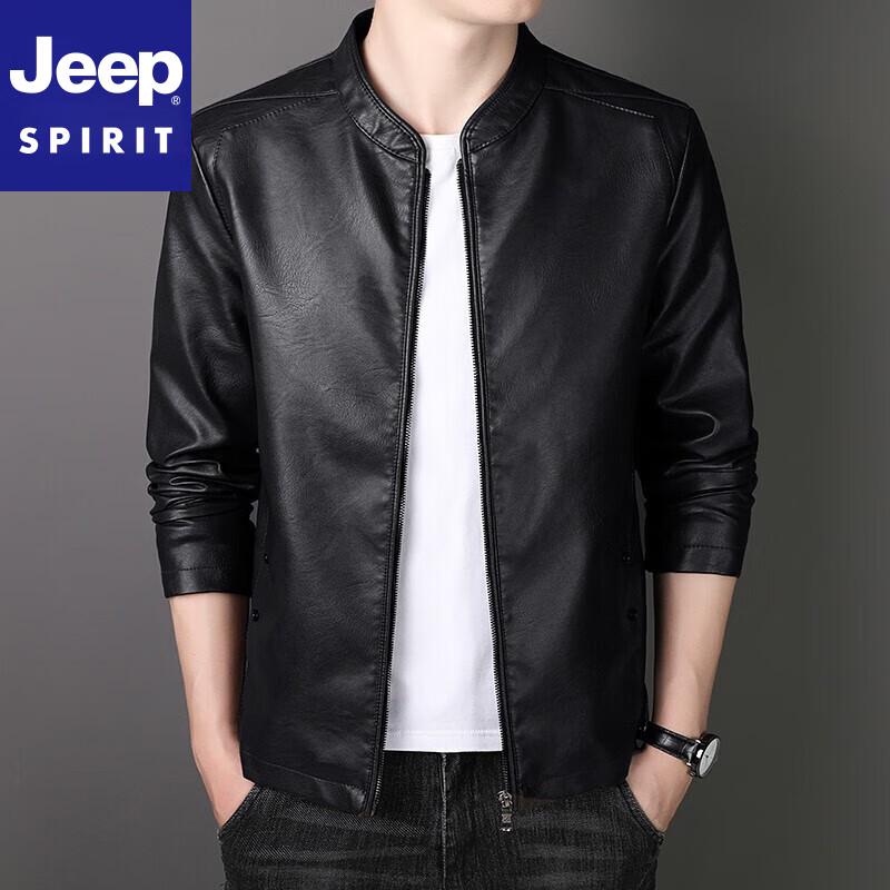 Мужская кожаная куртка JEEP SPIRIT XL