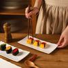 Elegant Ceramic Rectangular Serving Plate