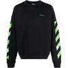 OFF WHITE Sweatshirt Men's Black OMBA054F23FLE0081050