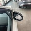 For MG 4 MG4 EV Mulan   2024 25 ABS black carbon fiber  Rearview Mirror Cover Side Wing Mirrors Cap Exterior accessories