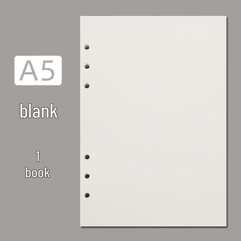 A5 Loose-Leaf Notebook Paper Refill