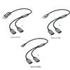 USB C Male To Two USB Female Splitter, Hubs For Laptop Tablet Telephone Gaming Consoles Devices Charging & Data Transfer