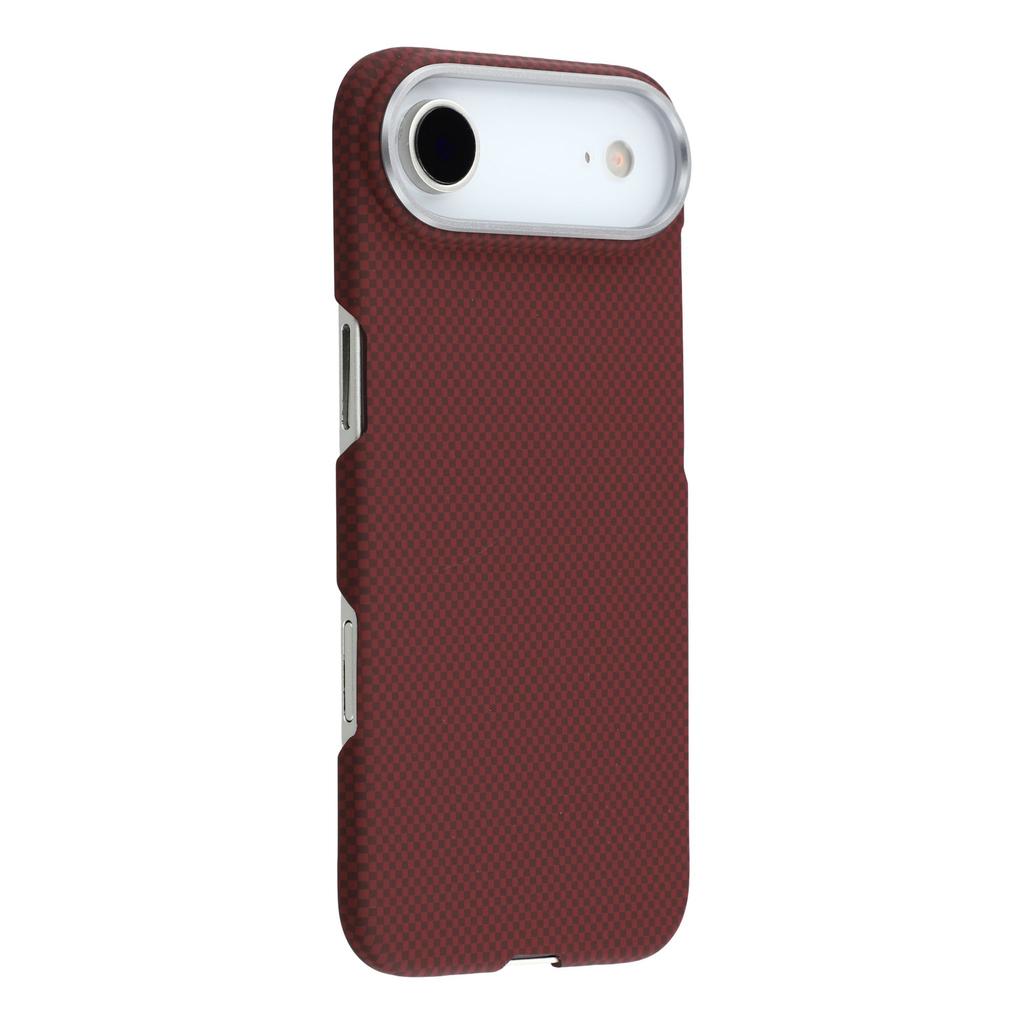 For iPhone Air Case Compatible with MagSafe Carbon Fiber Texture PC Phone Back Cover