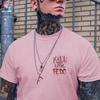 Sommer 2024 Herren Block 3D-gedruckt Elastisches Schnelltrocknendes Material Überschnittene Schultern Kurzarmshirt Hohe Qualität Cooler Streetwear