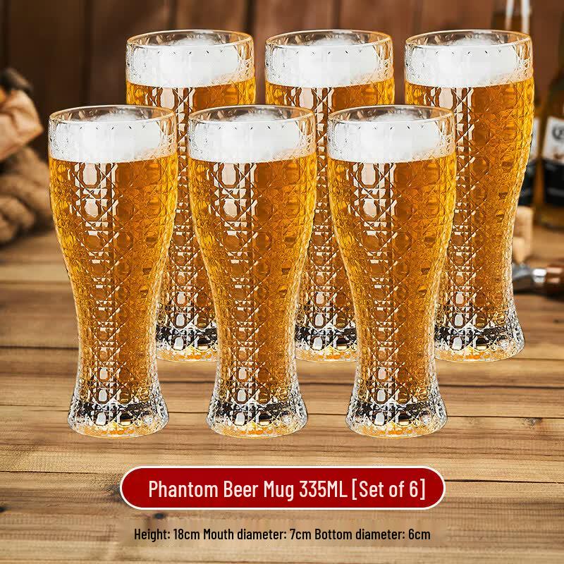 Qīwēi Large Capacity Glass Beverage Mug