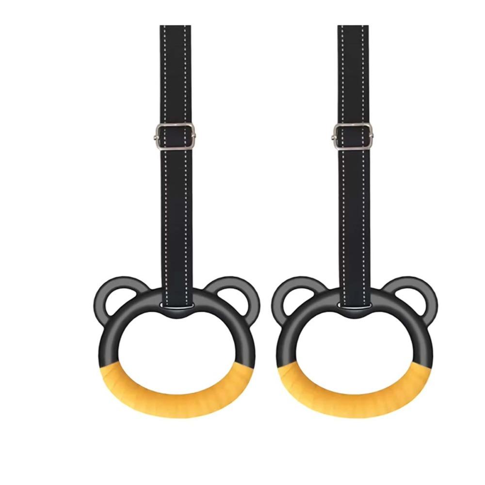 Durable Gymnastic Rings With Straps Fitness Exercise Ring Workout Gea Pull Up Bar Fitness Training