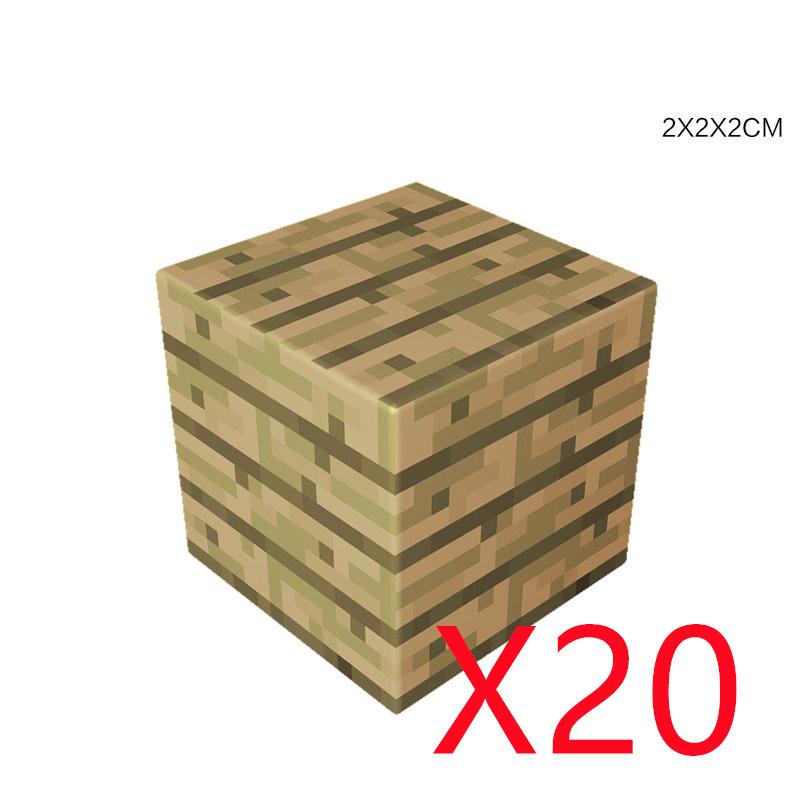 Pixel-Stil Mineral Magnet Welt Magnetische Bausteine Montage Ersatzteile Sensorisches Spielzeug für Kinder DIY Tierwürfel Grundplatte