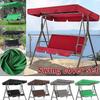 3 Seat Swing Canopies Seat Cushion Cover Set Patio Swing Chair Hammock Replacement Waterproof Garden