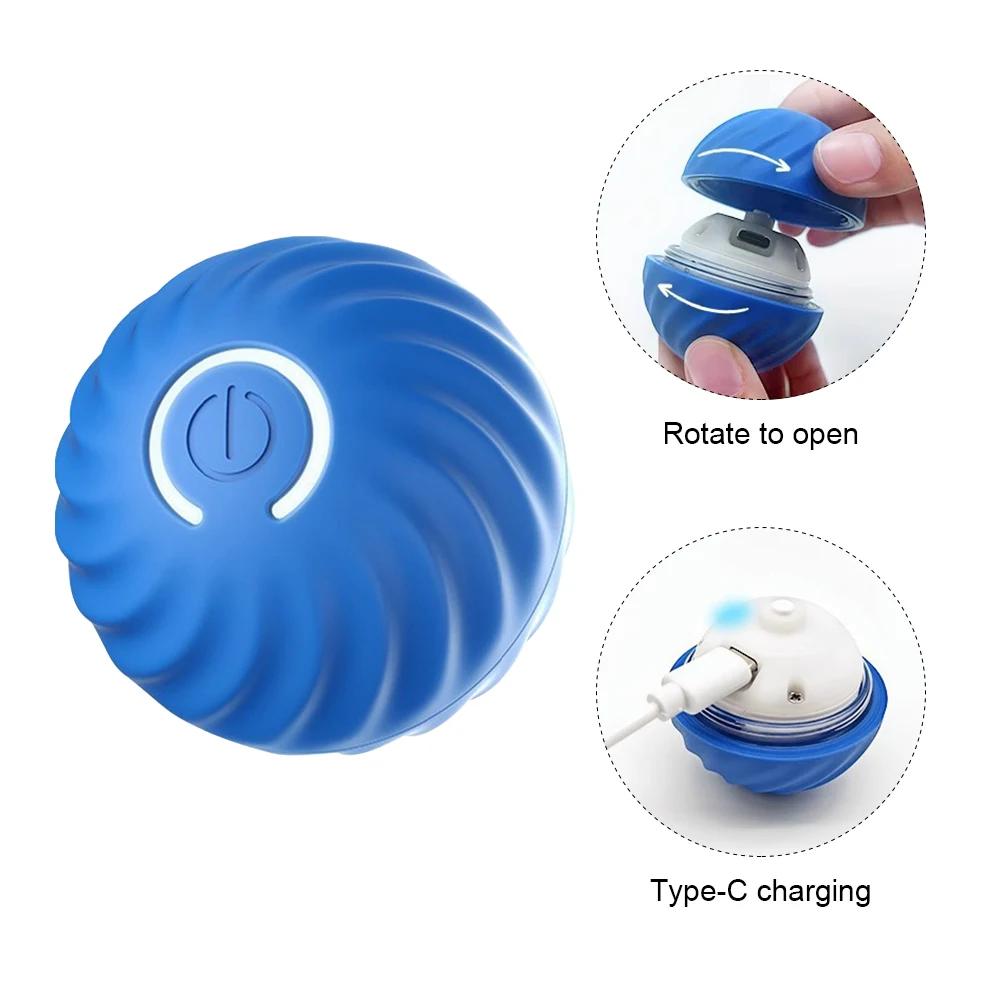 CE Interactive Pet Smart Electric Ball Toy Can Reverse Popular Automatic Dog Toy Cat Dog Playing toys Pet Toys
