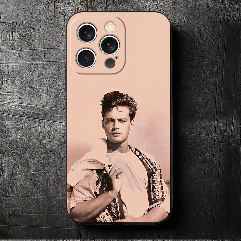 L-Luis M-Miguel Singer Soft Phone Case for iPhone 16 16E 17 Air 15 Pro Max 14 Plus 13 Mini 11 12 7 Black Cover Back Shell