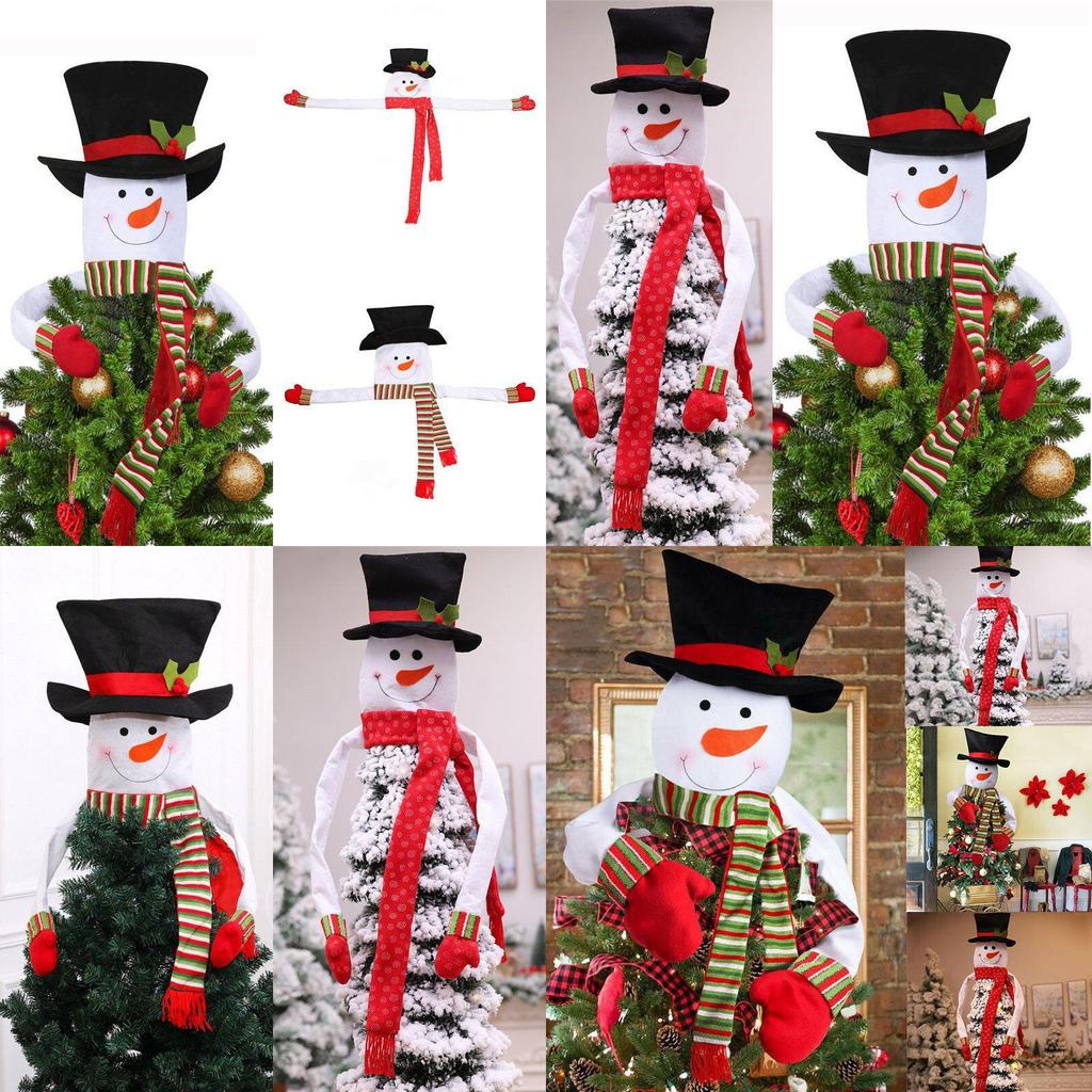 Radosny Bałwan Dekoracja Czubka Choinki Cudownie Ozdobi Twoje Świąteczne Drzewko