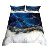 Golden Marble Three-Piece Quilt Cover 3D Digital Printing Bedding Set Bed Cover