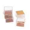 8pcs Set Silicone Chair Caps Table Foot Pads Anti Slip Transparent Square Leg Protection Cover