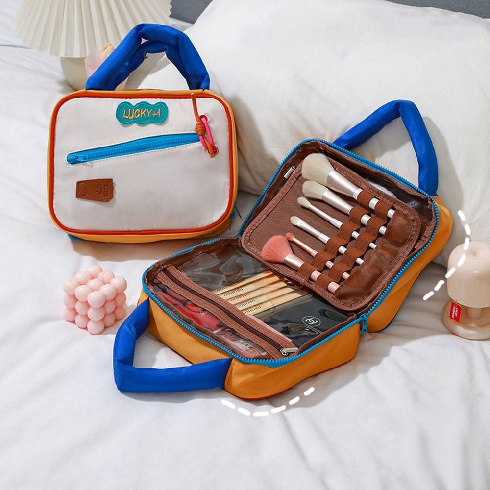 Large Capacity Makeup Pouch Bag Korean Style Travel Wash Bag Outdoor