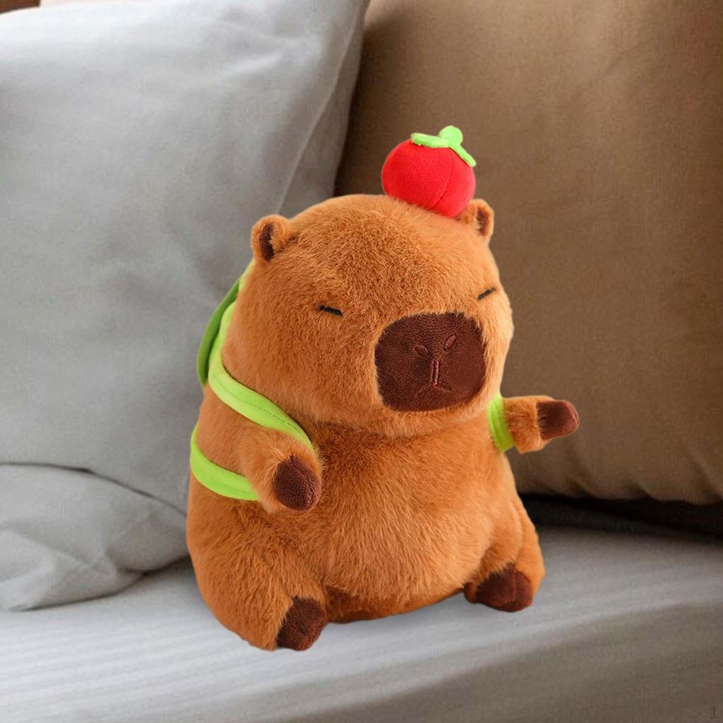 Capybara Plush Toy Cute Stuffed Animal 30cm Comfortable Kids Room Decor Doll