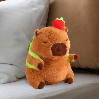 Kapibara Pluszowa Zabawka Urocze Pluszowe Zwierzę 30 cm Wygodna Lalka Dekoracyjna Do Pokoju Dziecięcego