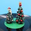 Cartoon Resin Christmas Tree Ornament Mini Zakka Christmas Tree Model  Desk