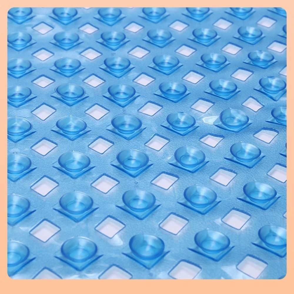 New 70x40cm Extended Bathtub Mat PVC Material Suction Cup Anti-slip Mat Water-Resistant Foldable Bathroom Mat Bathroom Use