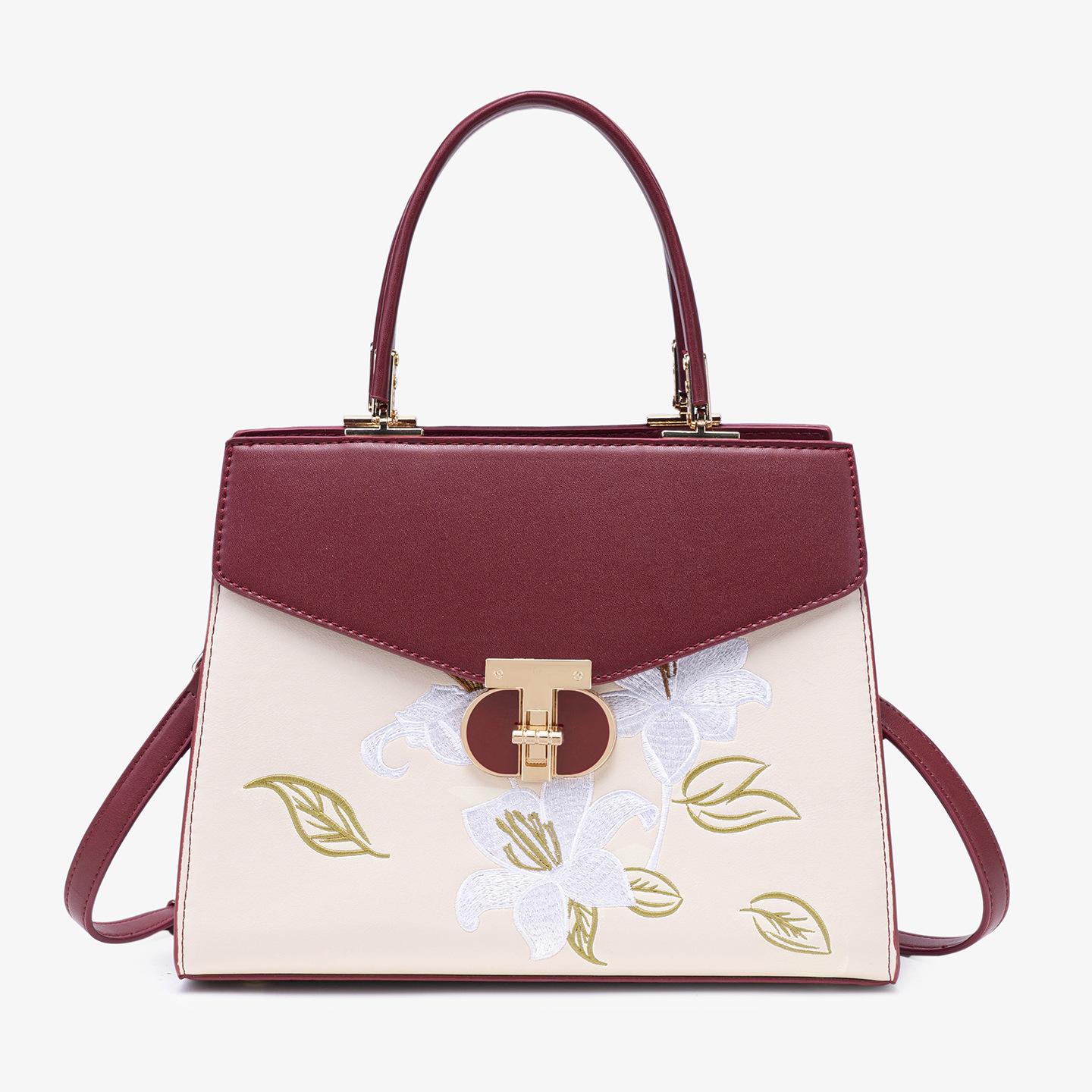

Light Luxury High-End Red Bag Atmospheric Bride Wedding Handbag Trendy Versatile Fashion Shoulder Bag