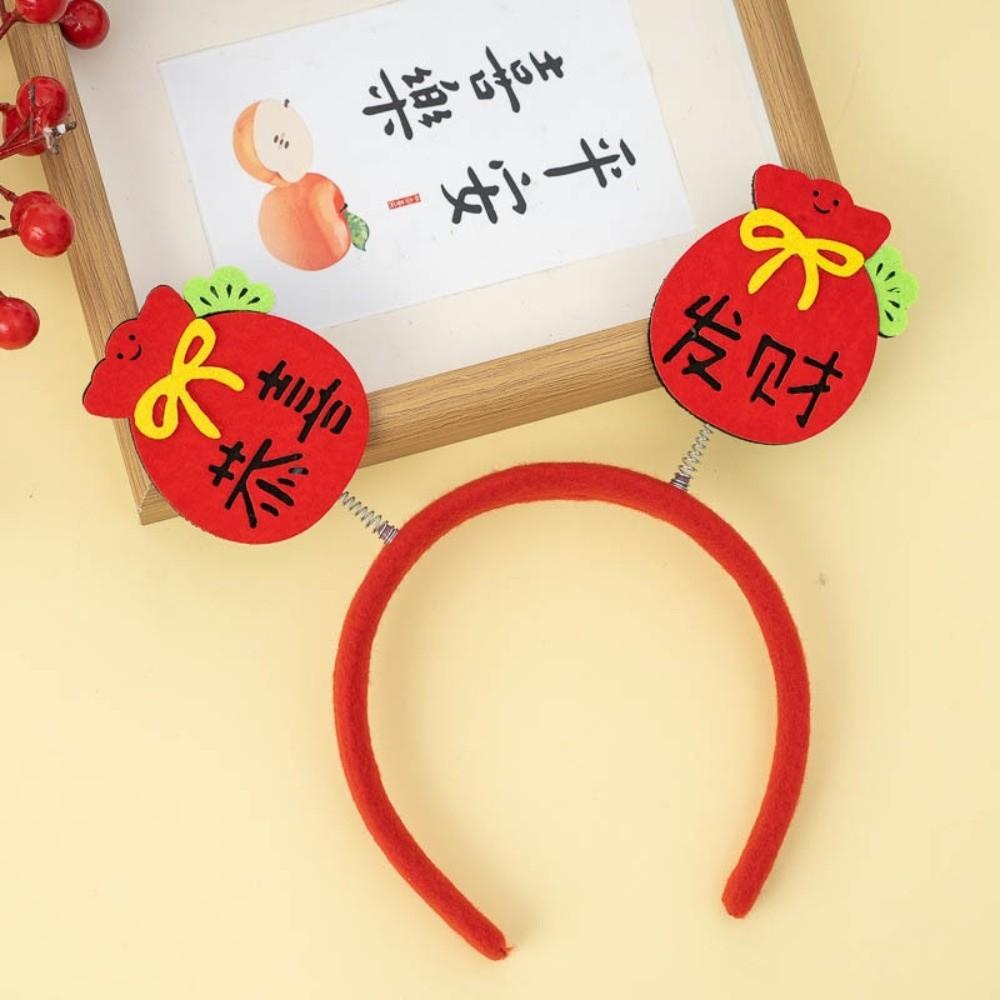 Blessings Blessings Words Headwear New Year Decorative Headdress Hair Hoop Children/Adult