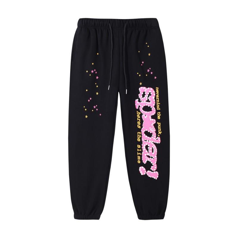 Young Thug Inspired Foam Letter 555555 Hoodie Couple Pink Sweatshirt